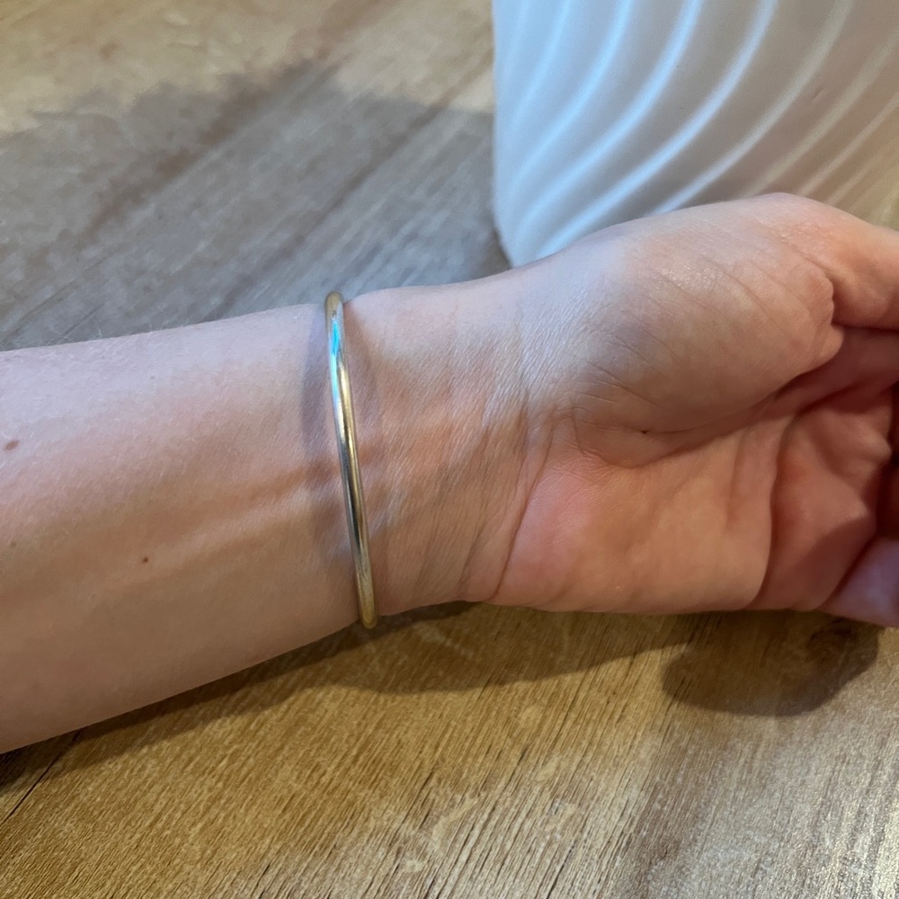 Pandora Signature Bracelet Open Bangle - image 3